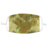 Sunflowers (Van Gogh 1888) Adult Cloth Face Mask - XLarge