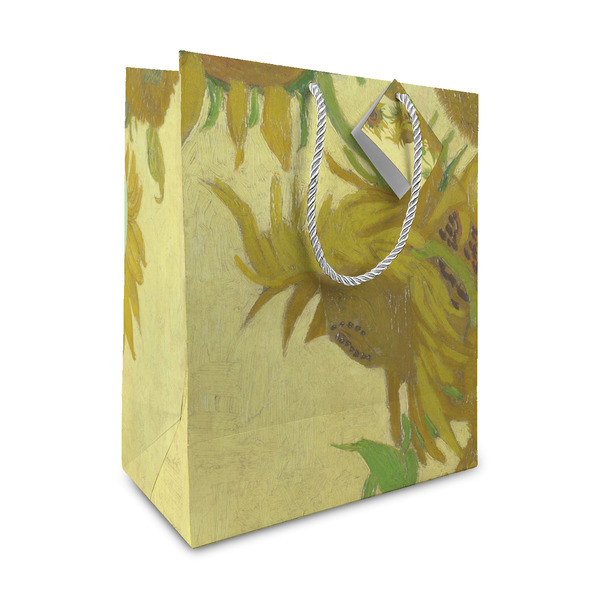 Custom Sunflowers (Van Gogh 1888) Medium Gift Bag