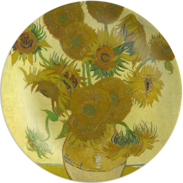 Custom Sunflowers (Van Gogh 1888) Melamine Plate - 10"