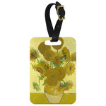 Sunflowers (Van Gogh 1888) Metal Luggage Tag