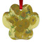 Sunflowers (Van Gogh 1888) Metal Paw Ornament - Front