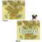 Sunflowers (Van Gogh 1888) Microfleece Dog Blanket - Large- Front & Back