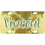 Sunflowers (Van Gogh 1888) Mini/Bicycle License Plate