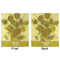 Sunflowers (Van Gogh 1888) Minky Blanket - 50"x60" - Double Sided - Front & Back