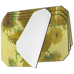 Sunflowers (Van Gogh 1888) Dining Table Mat - Octagon - Set of 4 (Single-Sided)