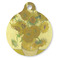 Sunflowers (Van Gogh 1888) Round Pet ID Tag - Large - Front View