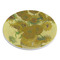 Sunflowers (Van Gogh 1888) Round Stone Trivet - Angle View