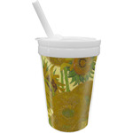 Sunflowers (Van Gogh 1888) Sippy Cup with Straw