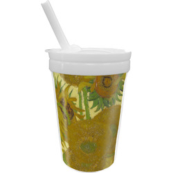 Sunflowers (Van Gogh 1888) Sippy Cup with Straw
