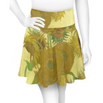 Sunflowers (Van Gogh 1888) Skater Skirt - Medium