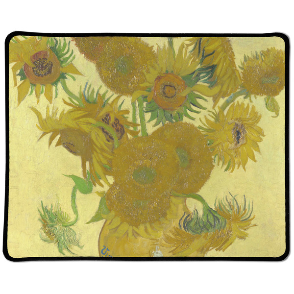 Custom Sunflowers (Van Gogh 1888) Large Gaming Mouse Pad - 12.5" x 10"