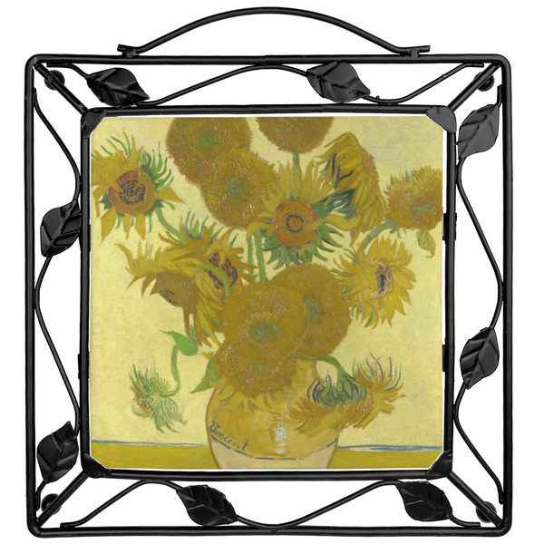 Custom Sunflowers (Van Gogh 1888) Square Trivet