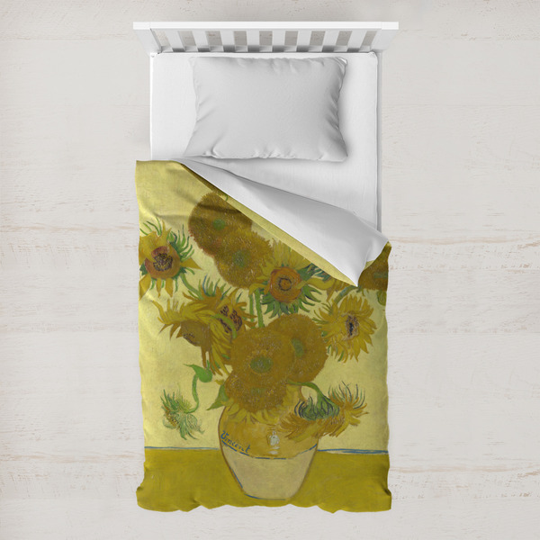 Custom Sunflowers (Van Gogh 1888) Toddler Duvet Cover