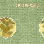 Sunflowers (Van Gogh 1888) Wallpaper & Surface Covering (Peel & Stick 24"x 24" Sample)