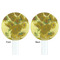 Sunflowers (Van Gogh 1888) White Plastic 7" Stir Stick - Double Sided - Round - Front & Back