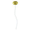 Sunflowers (Van Gogh 1888) White Plastic 7" Stir Stick - Oval - Single Stick