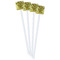 Sunflowers (Van Gogh 1888) White Plastic Stir Stick - Double Sided - Square - Fan