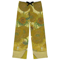 Sunflowers (Van Gogh 1888) Womens Pajama Pants - L
