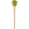 Sunflowers (Van Gogh 1888) Wooden 4" Food Pick - Round - Single Pick