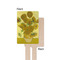 Sunflowers (Van Gogh 1888) Wooden 6.25" Stir Stick - Rectangular - Single - Front & Back