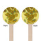 Sunflowers (Van Gogh 1888) Wooden 6" Stir Stick - Round - Double Sided - Front & Back