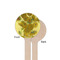 Sunflowers (Van Gogh 1888) Wooden 6" Stir Stick - Round - Single Sided - Front & Back