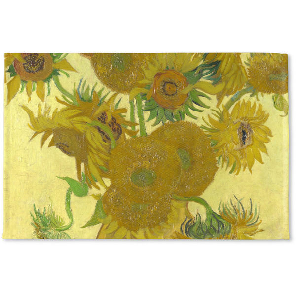 Custom Sunflowers (Van Gogh 1888) Woven Mat