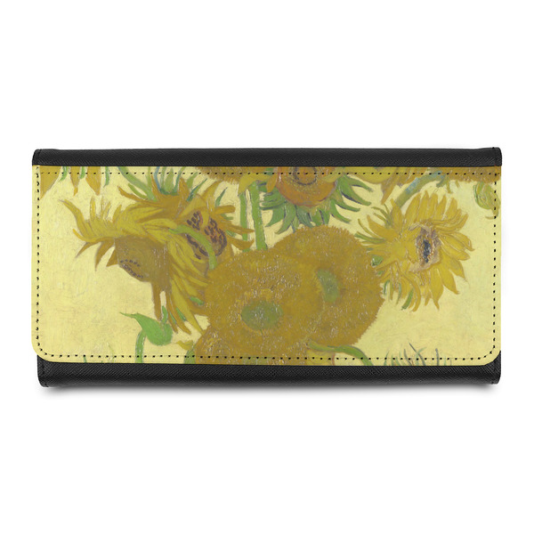 Custom Sunflowers (Van Gogh 1888) Leatherette Ladies Wallet