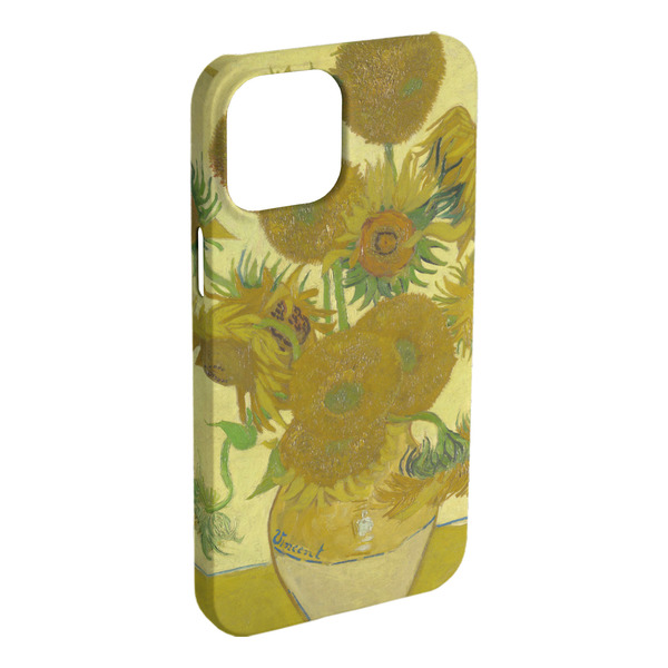 Custom Sunflowers (Van Gogh 1888) iPhone Case - Plastic - iPhone 15 Plus