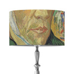 Van Gogh's Self Portrait with Bandaged Ear 12" Drum Lamp Shade - Fabric