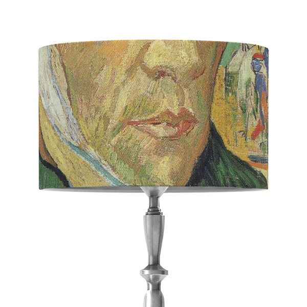 Custom Van Gogh's Self Portrait with Bandaged Ear 12" Drum Lamp Shade - Fabric