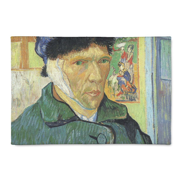 Custom Van Gogh's Self Portrait with Bandaged Ear 2' x 3' Indoor Area Rug