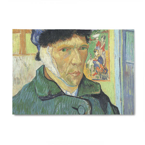 Custom Van Gogh's Self Portrait with Bandaged Ear 4' x 6' Indoor Area Rug