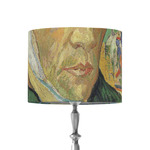 Van Gogh's Self Portrait with Bandaged Ear 8" Drum Lamp Shade - Fabric