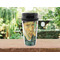 Van Gogh's Self Portrait with Bandaged Ear Acrylic Travel Mug - Without Handle - Lifestyle