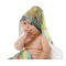 Van Gogh's Self Portrait with Bandaged Ear Baby Hooded Towel on Child