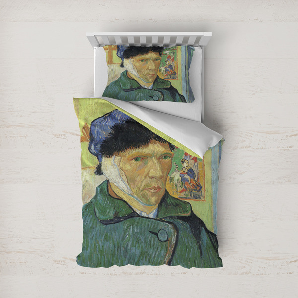 Custom Van Gogh's Self Portrait with Bandaged Ear Duvet Cover Set - Twin