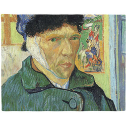 Van Gogh's Self Portrait with Bandaged Ear Woven Fabric Placemat - Twill