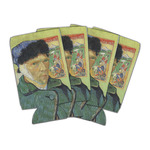 Van Gogh's Self Portrait with Bandaged Ear Can Cooler (16 oz) - Set of 4