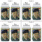 Van Gogh's Self Portrait with Bandaged Ear Can Cooler - Standard 12oz - Set of 4 - Front & Back