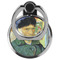 Van Gogh's Self Portrait with Bandaged Ear Cell Phone Ring Stand & Holder - Front (Collapsed)