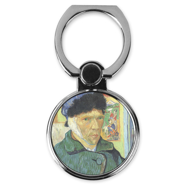 Custom Van Gogh's Self Portrait with Bandaged Ear Cell Phone Ring Stand & Holder