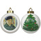 Van Gogh's Self Portrait with Bandaged Ear Ceramic Christmas Ornament - X-Mas Tree (APPROVAL)