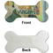 Van Gogh's Self Portrait with Bandaged Ear Ceramic Flat Ornament - Bone Front & Back Single Print (APPROVAL)