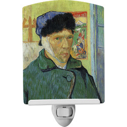 Van Gogh's Self Portrait with Bandaged Ear Ceramic Night Light