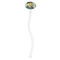 Van Gogh's Self Portrait with Bandaged Ear Clear Plastic 7" Stir Stick - Oval - Single Stick