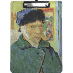 Van Gogh's Self Portrait with Bandaged Ear Clipboard (Letter Size)