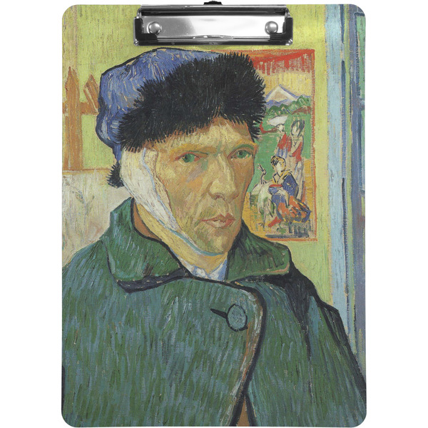 Custom Van Gogh's Self Portrait with Bandaged Ear Clipboard (Letter Size)