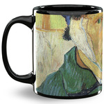 Van Gogh's Self Portrait with Bandaged Ear 11 Oz Coffee Mug - Black