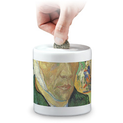 Van Gogh's Self Portrait with Bandaged Ear Coin Bank